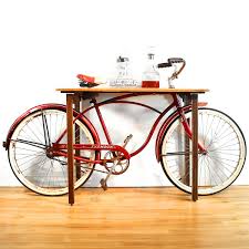 I Liked This Design On Fab Bicycle Bar Table Bicycle Bar Diy Entry Table Bicycle