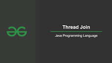 Joining Threads in Java - GeeksforGeeks