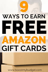 Here is how you can earn free amazon gift cards grabpoints! 9 Easy Ways To Earn Free Amazon Gift Cards 2021 Boost My Budget