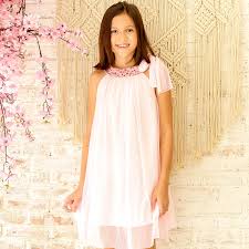 Robe cérémonie fille 16 ans. Robe De Ceremonie Boheme Rose Filles 2 16 Ans La Faute A Voltaire