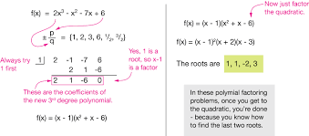 Basically there is a formula for roots of ax^3+bx^2+cx+d = 0 and a horribly complex one for ax^4+bx^3+cx^2+dx+e = 0. Polynomial Functions