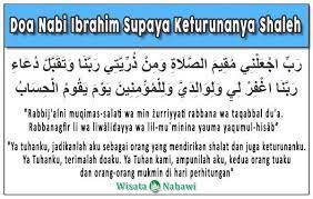 Hal ini karena memang doa dari nabi ibrahim 'alaihissalam. Doa Nabi Ibrahim Bacaan Arab Latin Dan Artinya