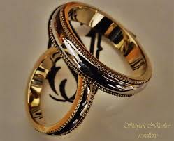Search for rings in traditional metals such as men's gold wedding bands or diamond women's wedding bands for an anniversary. 14k Gold Couple Rings Gold Wedding Ring Set Couples Gold Ring Etsy