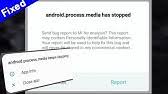 Fix unfortunately, the process android.process.media has stopped error on your android mobile with these simple solutions for mobile. Fix Unfortunately The Process Android Process Media Has Stopped On Samsung Android Youtube