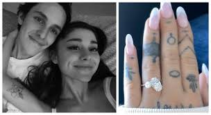 Courtesy ariana grande/instagram the pair first sparked dating rumors in february 2020, after the grammy winner split from mikey foster , whom she was linked to in. Ariana Grande Marries Dalton Gomez That Grape Juice
