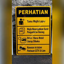 Nih kami kasih rekomendasi situs download gambar gratis yang bisa kamu coba! Jual Rambu Tamu Wajib Lapor Di Lapak Sentral Safety Sign Bukalapak