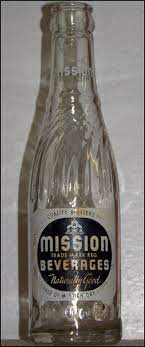 Mission Beverages Soda Bottle Apparently An Old Brand Of S Flickr