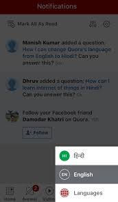 This question was originally answered on quora by katharine brown nielson. How To Change The Language From English To Hindi On Quora Quora