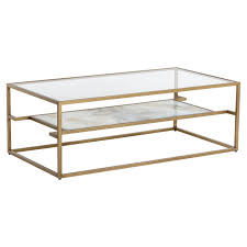 This item has 0 required items. Sunpan Mercury 51 Rectangular Modern Glass Coffee Table In Clear 106772