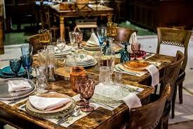 Refresh the home for less! Rustic Table Set Up Picture Of Itan Keros It Was About Time Pirgos Dirou Tripadvisor