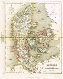 Denmark C 1850 Before Prussia Preußen Seized Schleswig