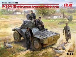 icm 1 35 p 204 f w german armoured vehicle crew icm35382 armored vehicle plastic model kits armored vehicles