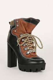 They are made with 100% vegan materials from top to sole are all from man made materials. Kunst 1 Liliana Chunky Heel Lace Up Lug Sole Booties Shoefad