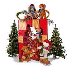 Double musical lamp post with 2 red lanterns and snow function with 7 reviews and the alpine corporation 18 in. Creation Group Animatronic Figures And Themed Displays