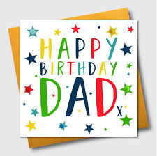 You may change the inside text free of charge. Happy Birthday Dad Pom Pom Range Contemporary Dad Birthday Card 3 45 Creased Cards