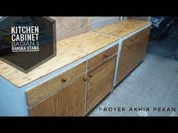 Maybe you would like to learn more about one of these? Membuat Lemari Dapur Kitchen Cabinet Bagian 1 Rangka Utama Youtube