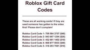 Roblox gift card codes that haven t been used gift ideas. Free Roblox Gift Card Codes Youtube