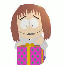 Opening My Present Shelly Marsh Sticker - Opening My Present Shelly Marsh  South Park - Discover & Share GIFs