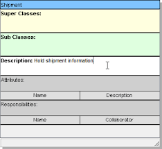 Crc cards crc cards explicitly represent multiple objects simultaneously 1.the name of the class it refers to 2.the responsibilities of the class these should be high level, not at the level of individual methods 3.the collaborators that help discharge a responsibility massimo felici validation: How To Draw Crc Card Diagram
