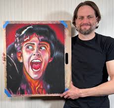 Creator: me Medium: acrylic paint Hey guys! I'm almost done with my series  of colourful chickens (only two left yey!). Hope you like this one and  don't hesitate to come and say