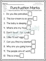 Punctuation Marks Worksheets Punctuation Worksheets Punctuation Punctuation Marks