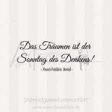 Textstempel Das Traumen Ist Der Sonntag Anne Fusselchens Stempelshop