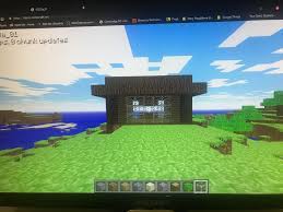 This version of minecraft requires a keyboard. I Just Built This On Classic Minecraft Net Minecraft