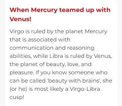 Those born on this cusp are likely to be attractive, analytical, and interested in communication. Virgo Libra Cusp Of Beauty Zodiac Amino