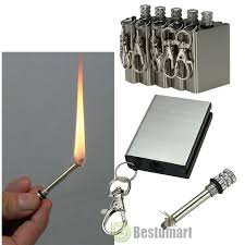 Lot5pcs Survival Emergency Camping Fire Starter Flint Metal Match Lighter Camping Fire Starters Survival Gear Survival