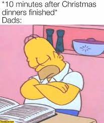 What is homer simpsons car? Homer Simpson 10 Minutes After Christmas Dinners Finished Dads Fell Asleep Starecat Com