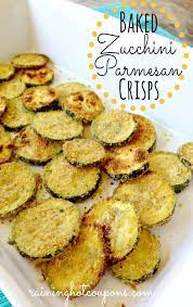 Baked Zucchini Parmesan Crisps Zucchini Parmesan Crisps Recipes Cooking Recipes