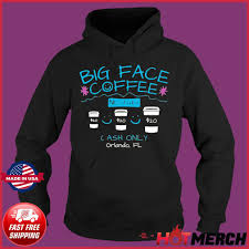 Ash grey 99% cotton, 1%. Hotmerchpremium Big Face Coffee Shirt Centara