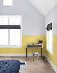Utiliser le gris comme neutre peut être un choix pratique pour un coin familial. 1001 Idees Captivantes De Peinture Chambre Adulte En 2 Couleurs