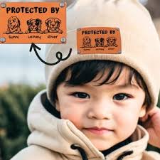 Buy Personalized Beanie With Engraved Leather Patch, Customized Winter Hat,  Perfect for Everyday Wear, Unique Gift for Him or Her Online in India