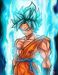 Xeno goku (孫そん悟空ごくう ：ゼノ, son gokū: Drawing Super Saiyan Blue Goku Step By Step Step By Step Drawing Guide By Dawn Dragoart Com
