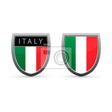 Socket slots can be created for emblems. Italien Flagge Emblem Leinwandbilder Bilder Umgang Mit Patriotischen Abzeichen Myloview De