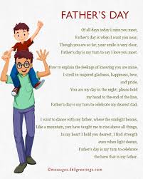 A dad is a person who is loving and kind, and often he knows what you have on your mind. Fathers Day Poems From Baby Son