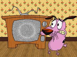 Courage The Cowardly Dog Pink Dog Anime Cartoon English spanish french german italian dutch portuguese russian. courage the cowardly dog pink dog