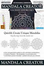 Sacred Geometry Mandala Creator Bundle Geometry Sacred Mandala Bundle Bundle Mandala Creator Sacred Geometry Mandala Sacred Geometry