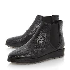 Black Boots White Sole Ladies Dune Ladies Pasha Chunky Sole Reptile Print Chelsea Boot In Black Size Uk 5 Amazon Co Uk Shoes Bags Boots Chelsea Boots Casual Shoes