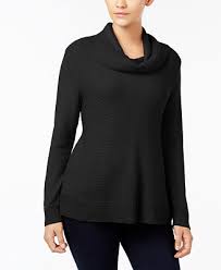 Shop for cowl neck sweaters to wear in cooler this poncho knitwear also features a turtleneck, asymmetrical bottom hem, and soft fabric that will keep. Style Co Cowl Neck Sweater Created For Macy S Reviews Sweaters Women Macy S