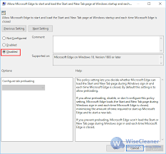 Windows 7 support ended on january 14, 2020. How To Disable Preloading Microsoft Edge At Startup