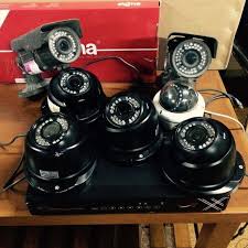 For Sale Cctv Security Cameras 7 Qty 4 Black Indoor 1 3 Cmos 1000tvl 800ma 1 White Indoor 1000tvl 800ma Cctv Security Cameras Security Camera Indoor