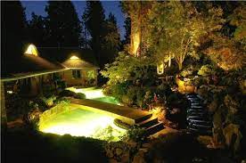 Pond Lights Lighting Land Expressions Mead Wa Pond Lights Landscape Lighting Pond Fountains