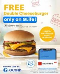 How to get free mcdonalds. Gcash Get A Free Mcdonald S Double Cheeseburger From Glife Deals Pinoy
