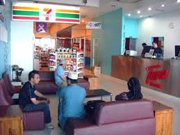 Kota kinabalu hotel connected to a shopping center, walk to 1borneo hypermall. Front Desk With 7 11 Store Picture Of Tune Hotel 1borneo Kota Kinabalu Kota Kinabalu Tripadvisor
