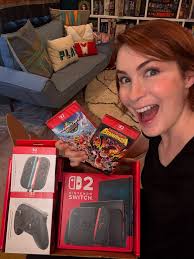 I can't thank @nintendoamerica enough for the Switch2 box of  incredibleness! Thank you thank you! This is such an upgrade! And since we  already bought the games I will donate them to