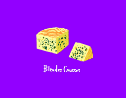 ブルー デ コース イラスト 絵 食べ物