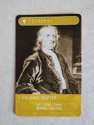 Sir Isaac Newton Eureka Scarce Biography Channel Non Sport Trading Card