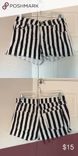 Black And White Striped Shorts Womens New Black And White Striped Denim Shorts New Black Clothes Design Denim Shorts Women